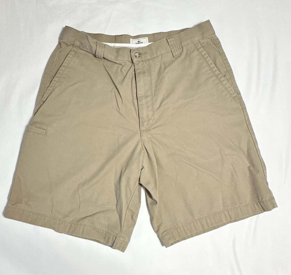 Dockers Relaxed Fit Shorts Size 34 Khaki Cotton Chino